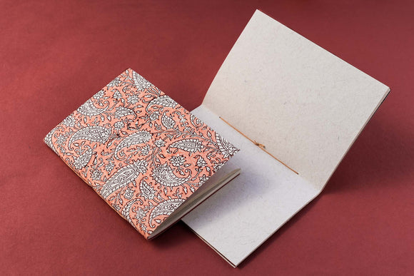 Paisley Coral Notebook