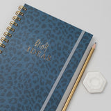 'Bright Ideas' Navy Foiled Luxe Hardback Notebook